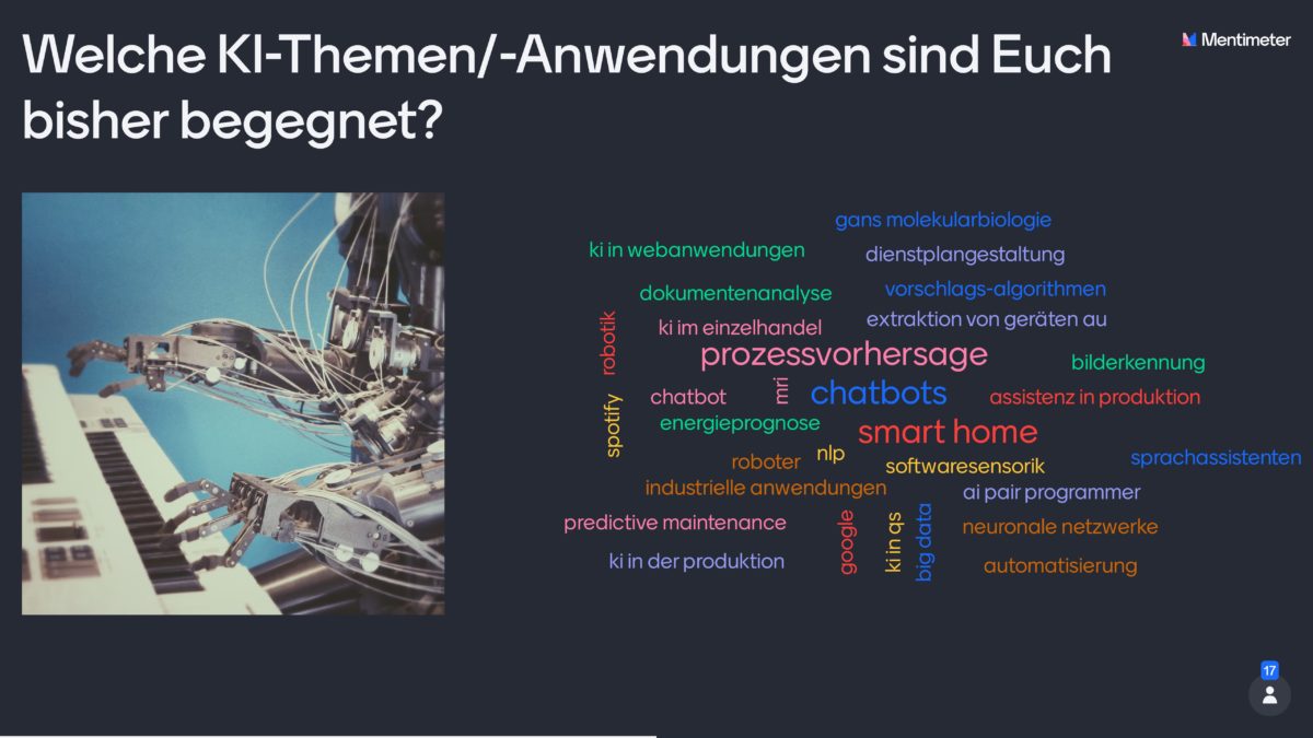 Bericht aus den KI Werkstätten