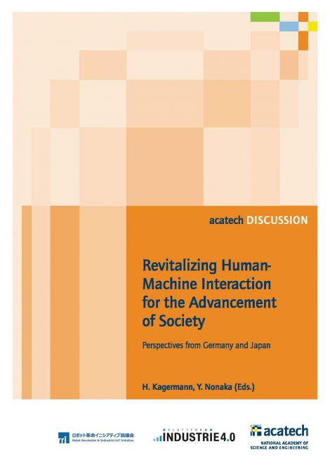 Revitalizing Human-Machine Interaction for the Advancement of Society – Perspectives from Germany and Japan