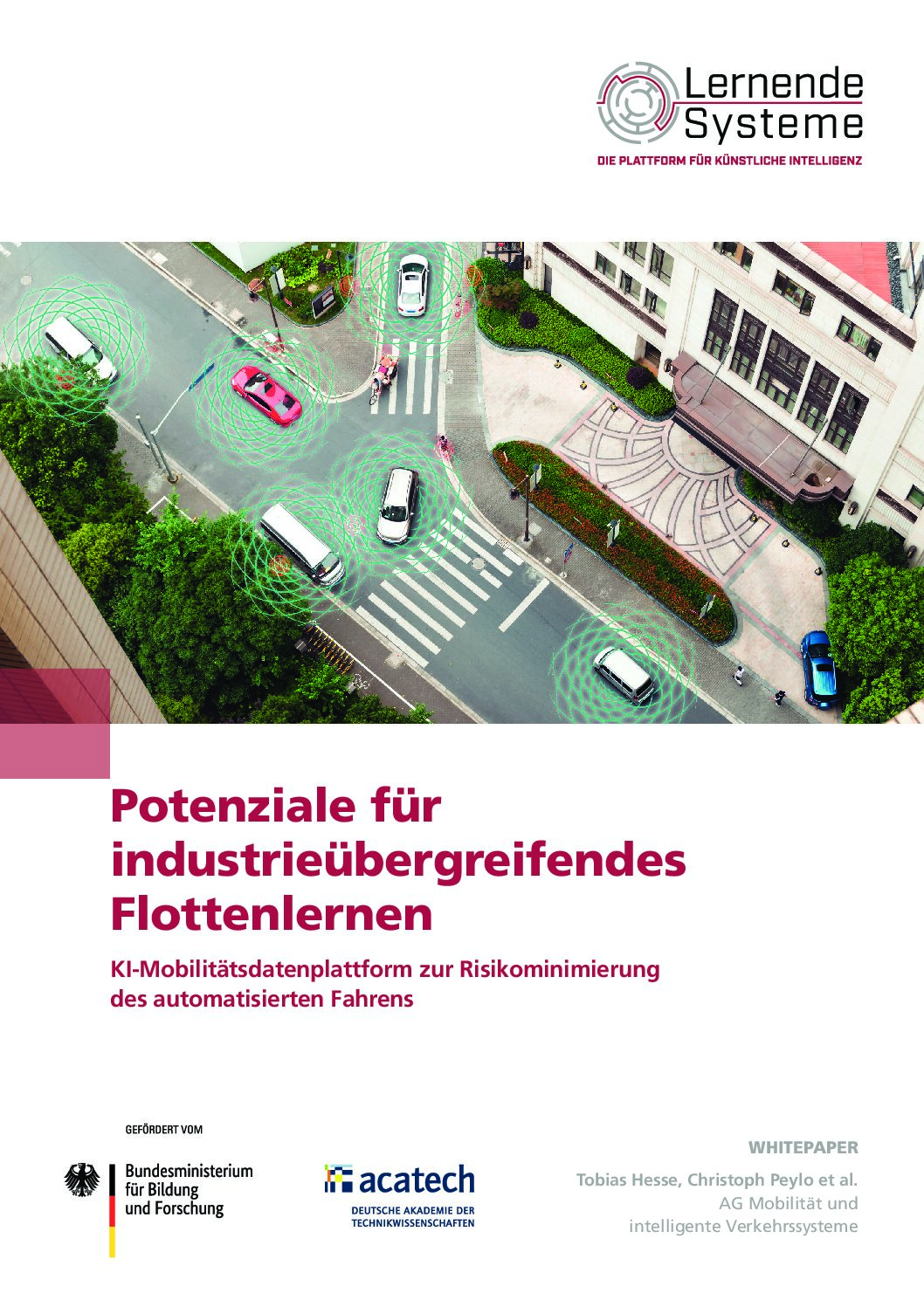 Potenziale für industrieübergreifendes Flottenlernen – KI-Mobilitätsdatenplattform zur Risikominimierung des automatisierten Fahrens