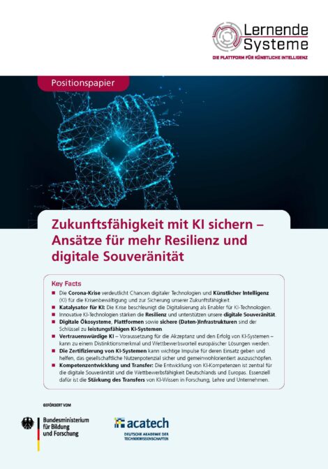 Zukunftsfähigkeit mit KI sichern – Ansätze für mehr Resilienz und digitale Souveränität